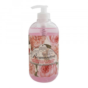 Nesti Dante Мыло жидкое Флорентийская роза и пион, 500 мл