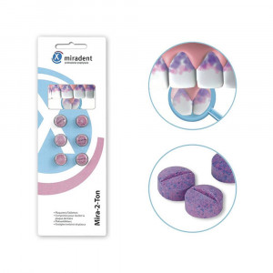 Miradent Mira-2-Ton® Индикатор зубного налёта, 6 таблеток