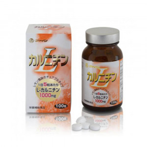 Fine L-карнитин с витамином B2, 150 капсул