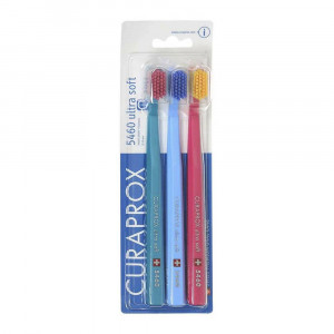 Curaprox Набор зубных щеток CS5460/3 Ultrasoft, 3 шт