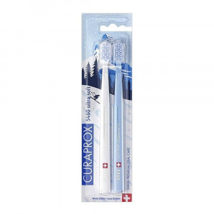 Curaprox CS 5460 Ultra Soft Duo Winter Зубная щетка, голубая