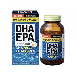 ORIHIRO ДГК И ЭПК c витамином Е, капсулы, 180 шт