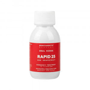 Montcarotte RAPID25 Красный грейпфрут Ополаскиватель для полости рта, 100 мл