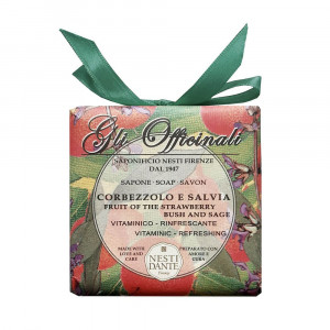 Nesti Dante Мыло клубника и шалфей, 200 г