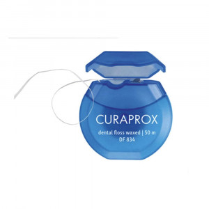 Curaprox Нить межзубная мятная DF 834, 50 м