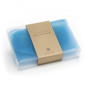 Stimulite Скрабер для тела с ручками, голубая