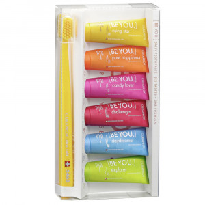 Curaprox Be You Mix set Набор из зубной щетки 5460 и 6 паст Curaprox BE YOU по 10 мл