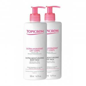 Topicrem Ультра-увлажняющее молочко для тела, 2 шт х 500 мл