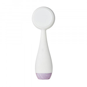 PMD Силиконовая щёточка для очищения ПРО, Белый с алюминием