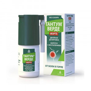 Тантум Верде форте спрей для местного применения дозированный, 15 мл