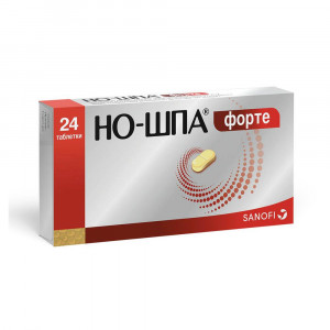 Но-шпа форте, таблетки 80 мг, 24 шт