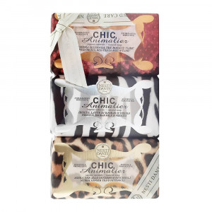 Nesti Dante Набор мыла Розовое, Бронзовое и Белое, 3 х 250 г