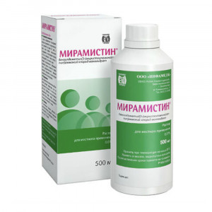 Мирамистин раствор для местного применения 0.01% флаконы, 500 мл