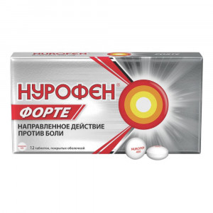 Нурофен Форте, таблетки 400 мг, 12 шт