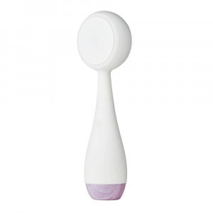 PMD Силиконовая щёточка для очищения ПРО, Белый с алюминием