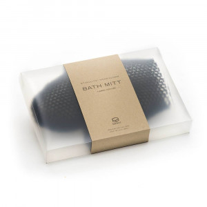 Stimulite Мочалка рукавичка, чёрная