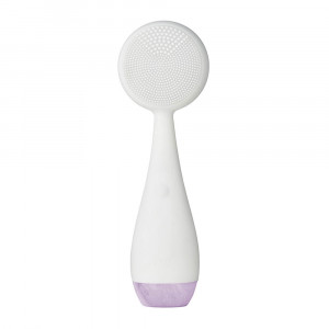 PMD Силиконовая щёточка для очищения ПРО, Белый с алюминием