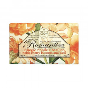 Nesti Dante Мыло романтика вишневый цвет и базилик, 250 г