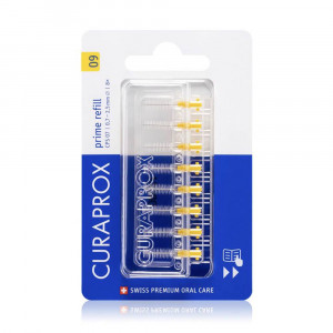 Curaprox CPS 09 Prime Ершик межзубный 0,9 мм желтый, 8 шт